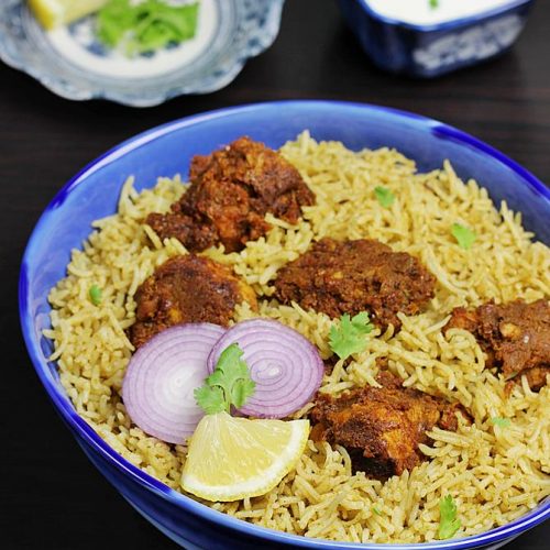 Chicken fry piece biryani (Full)